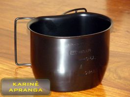 BCB Stainless Crusader Cup Canteen 750 Ml BLACK