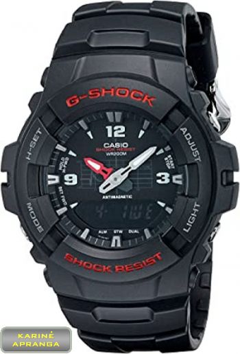 Laikrodis G-Shock casio G-100-1BV. Casio G-100 G-Shock Men Watch.