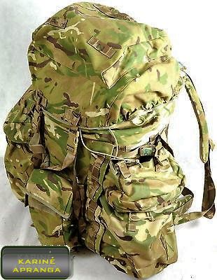 Kuprinė MTP, Multicam Ilga 120 L originali Britų kariuomenės. British army MTP rucksack LONG back.