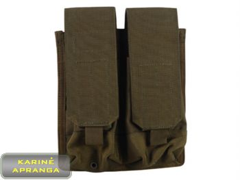  „BLACKHAWK STRIKE“ dėtuvių dėklas 4 dėtuvėms AK-47/M4, žalios spalvos, naujas („BLACKHAWK STRIKE“ AK-47  Double Magazine pouch (Holds 4), grean, new)