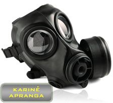 Karinė dujokaukė FM 10 UK. Gas mask FM 10 UK.