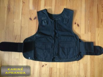 Apsauginė liemenė, juoda, mažai dėvėta (Vest, black, used, Grade 1) 