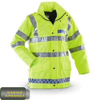 Padidinto matomumo striukė su Gore-Tex audiniu (Genuine police Hi Vis Jacket).