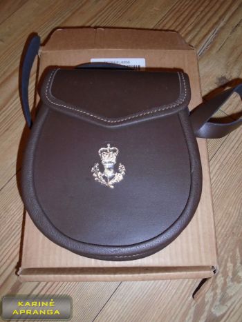 Odinė karališkojo Škotijos pulko piniginė. (ROYAL REGIMENT OF SCOTLAND SPORRAN PURSE)