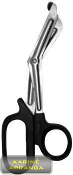 Medicininės žirklės Prof. (Tough Cut Bandage Scissors-professional, 19cm, black, medical)  